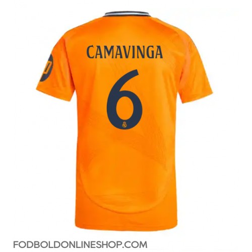 Real Madrid Eduardo Camavinga #6 Udebanetrøje 2024-25 Kortærmet